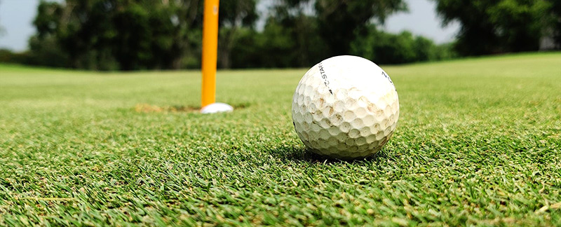 Golf Ball Near Flag - Putting Contest